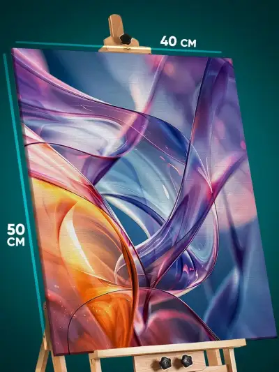 Картина на стену Абстракция волны 40x50