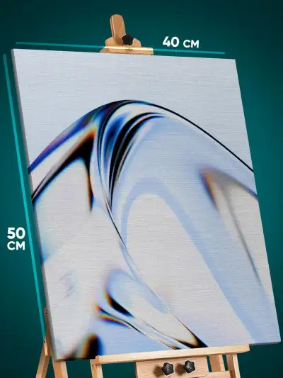 Картина на стену Абстракция волны 40x50