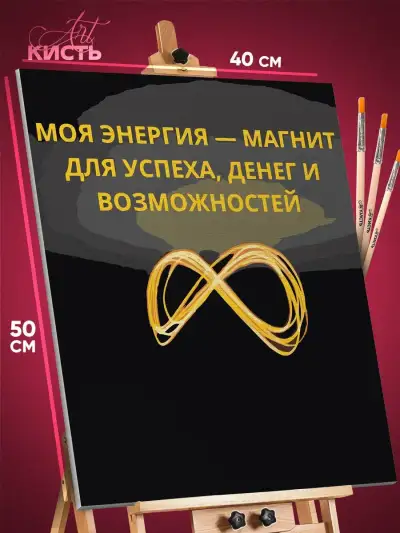 Картина по номерам Мотивация 40x50