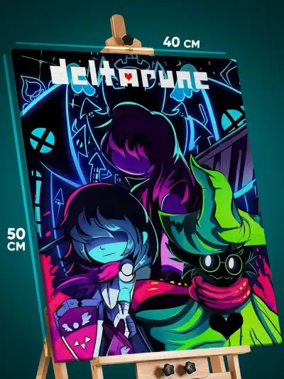 Картина на стену Deltarune Игра 40x50
