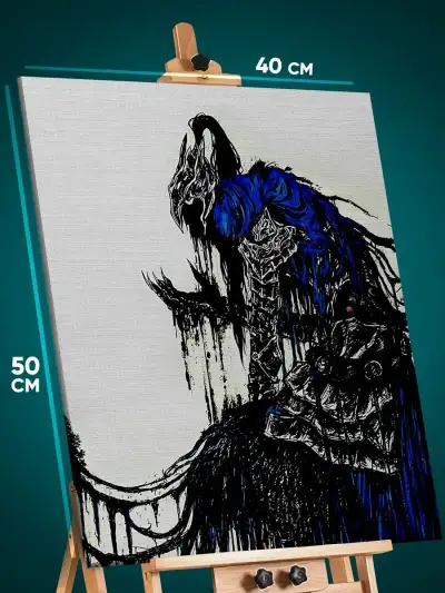 Картина на стену Dark Souls Игра 40x50