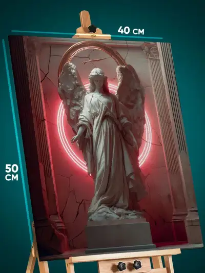 Картина на стену Религия статуя ангел 40x50