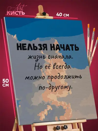 Картина по номерам Мотивация 40x50