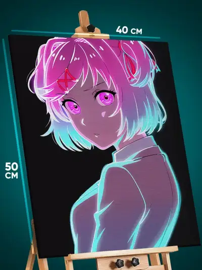 Картина на стену Doki Doki  Игра 40x50