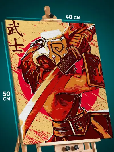 Картина на стену Dota 2 Игра Джаггернаут 40x50