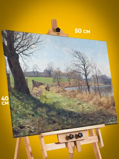 Картина на стену Репродукция Вид на Хорнбек 40x50