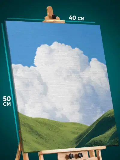 Картина на стену Пейзаж летний природа горы 40x50