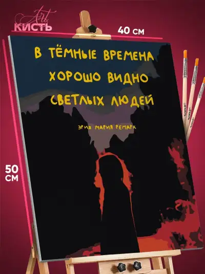 Картина по номерам Мотивация 40x50