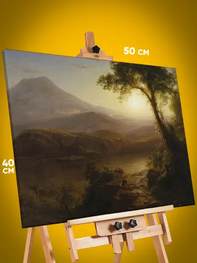 Картина на стену Репродукция Тропический пейзаж 40x50