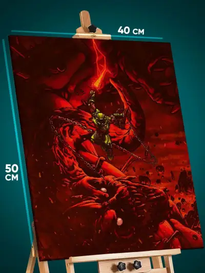 Картина на стену Doom Игра 40x50