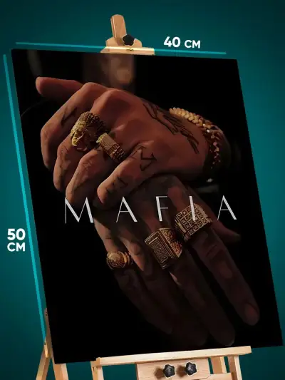 Картина на стену Человек Арт мафия 40x50