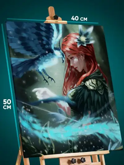 Картина на стену Dota 2 Игра Врка 40x50
