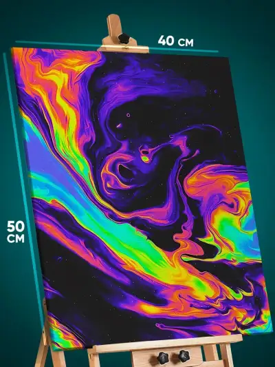 Картина на стену Абстракция волны 40x50