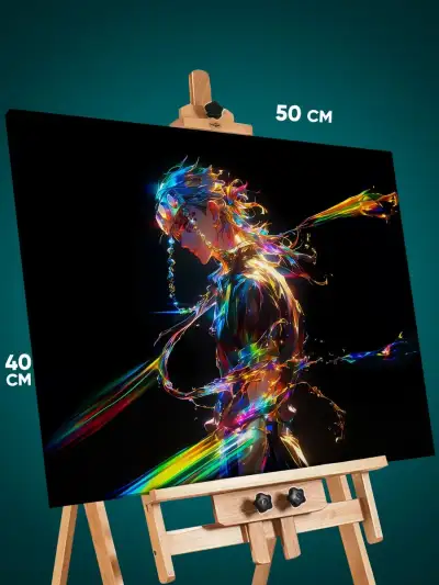 Картина на стену Клинок рассекающий демонов Аниме Узуй 40x50