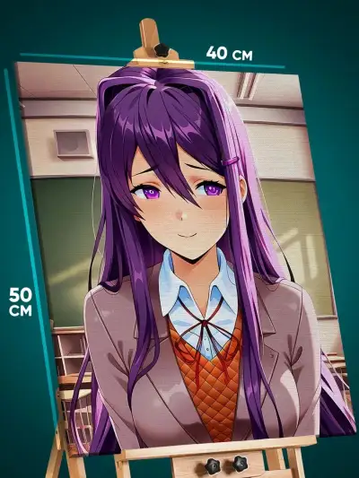 Картина на стену Doki Doki  Игра 40x50