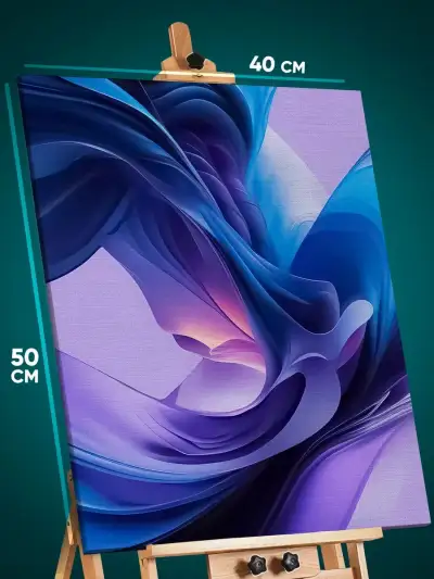 Картина на стену Абстракция волны 40x50