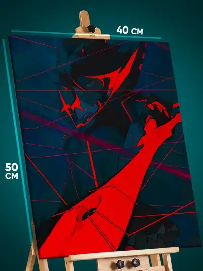 Картина на стену Убей или умри Аниме Рюко Матой 40x50