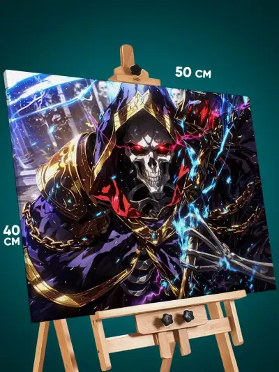 Картина на стену Повелитель Аниме Аинз 40x50