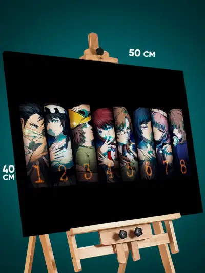 Картина на стену Врата Штейна Аниме 40x50