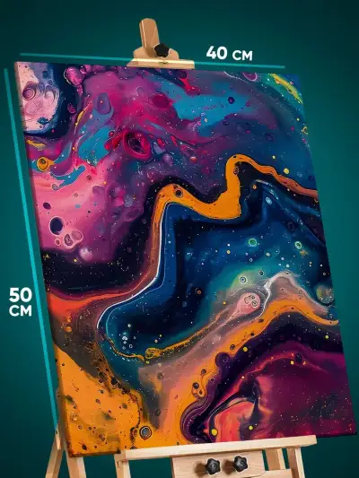 Картина на стену Абстракция волны 40x50