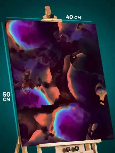 Картина на стену Абстракция облака небо 40x50