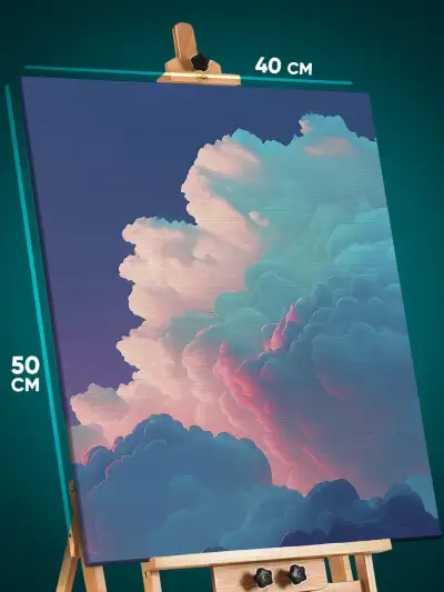 Картина на стену Абстракция небо облака 40x50