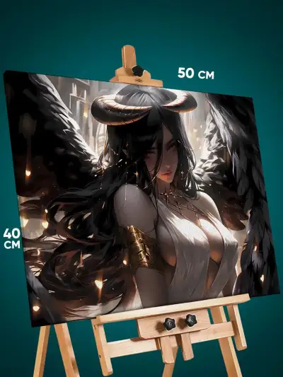 Картина на стену Повелитель Аниме Альбедо 40x50