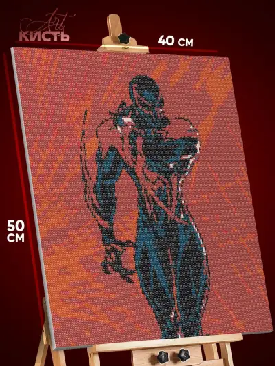 Алмазная мозаика Marvel Человек-Паук 2099 40x50