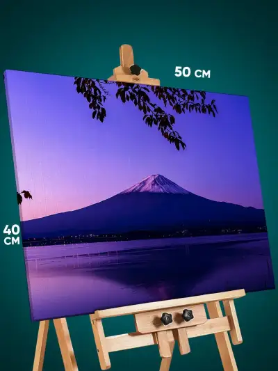 Картина на стену Пейзаж Япония гора фудзиями 40x50