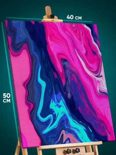 Картина на стену Абстракция волны 40x50