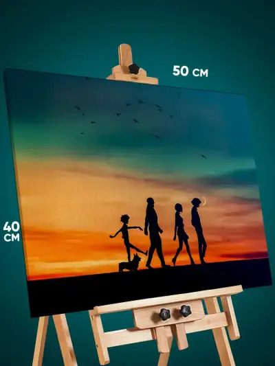Картина на стену Ковбой Бибоп Аниме 40x50
