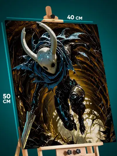 Картина на стену Hollow Knight Игра 40x50