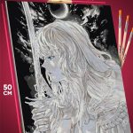 Картина по номерам Берсерк Аниме Гриффит 40x50