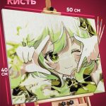 Картина по номерам Геншин Импакт Нахида 40x50