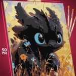 Картина по номерам Мультфильмы Как приручить дракона 40x50