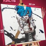 Картина по номерам Ре Зеро Аниме Рем 40x50