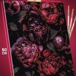 Картина по номерам Цветы пионы 40x50