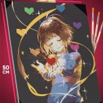 Картина по номерам Undertale Игра Фриск 40x50