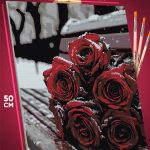Картина по номерам Цветы розы 40x50