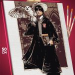 Картина по номерам Гарри Поттер 40x50