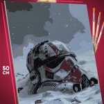 Картина по номерам Звездные войны штурмовик имперский 40x50