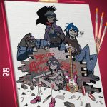 Картина по номерам Музыка Gorillaz 40x50
