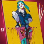 Картина по номерам Киберпанк Аниме 40x50