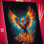 Картина по номерам Фэнтези Арт Птица Феникс 40x50