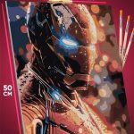 Картина по номерам Marvel Железный человек 40x50
