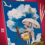 Картина по номерам Аниме Ветер крепчает Дзиро и Наоко 40x50