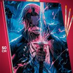 Картина по номерам Ван-Пис Аниме Шанкс 40x50