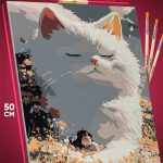 Картина по номерам Кот гигант фэнтези 40x50