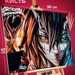 Картина по номерам Клинок рассекающий демонов Аниме Обанай 40x50