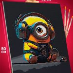 Картина по номерам Миньоны 40x50